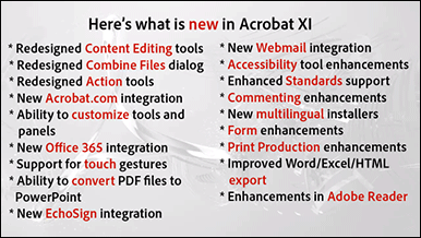 AdobeがAcrobat XI Pro＆Standardを出荷-新機能と改善点は何ですか？-1